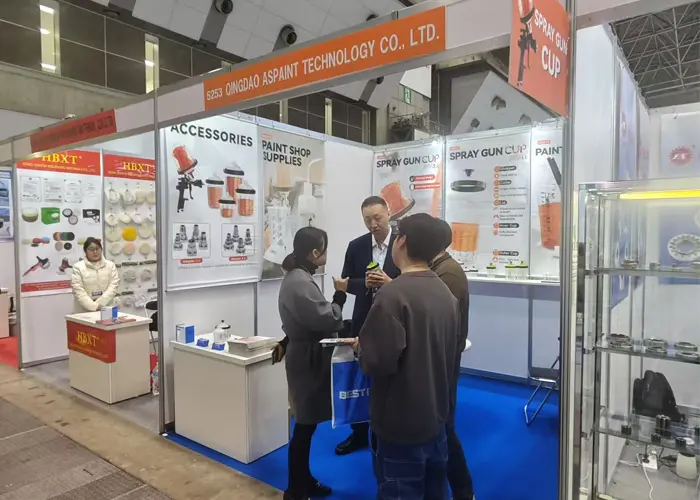 Qingdao Espant Technology Co., Ltd. 2025 Tokyo Uluslararası Otomobil Parçaları Fuarı'nda (IAAE) sprey silah kupası ile parlıyor.